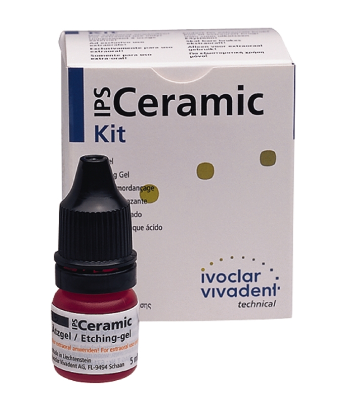 Гель для травления IPS Ceramic Etching Gel, красный (5 мл) Ivoclar 531548