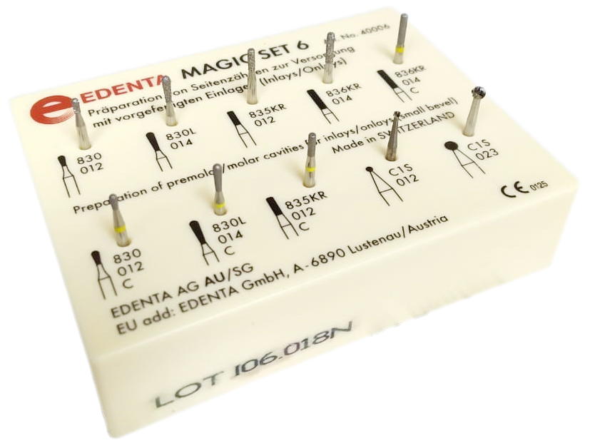 Набор боров Magic Set 6 (10 шт) Edenta 40006SO