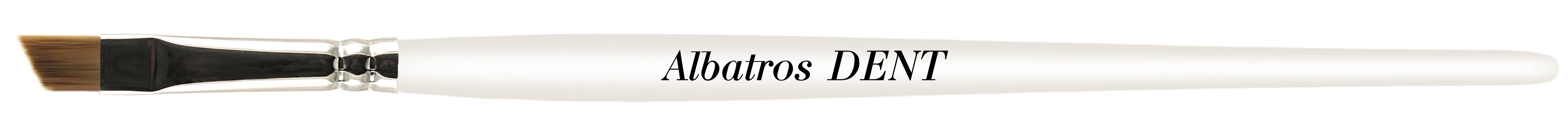 Кисть синтетика (имитация колонок) плоская, скос Albatros Dent