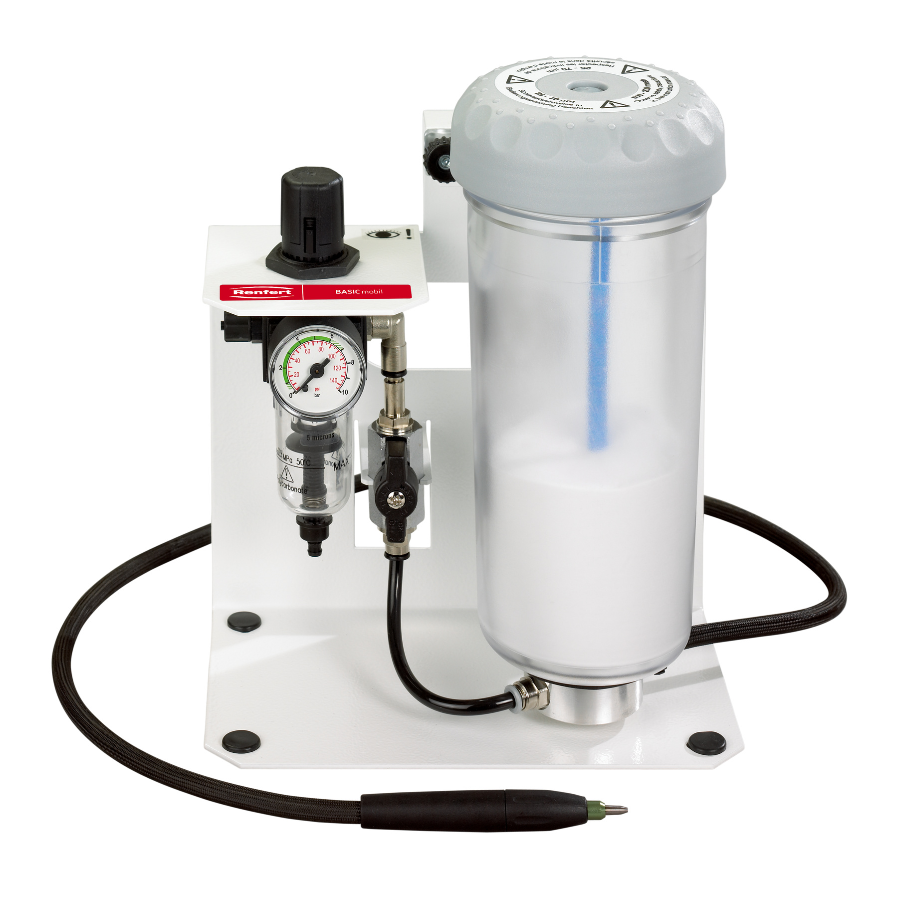 Аппарат пескострАппарат пескоструйный Basic mobil с бачком Renfert 29143250