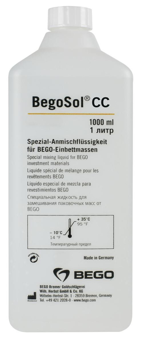 Жидкость BegoSol CC для паковочной массы (1 л) Bego 54907