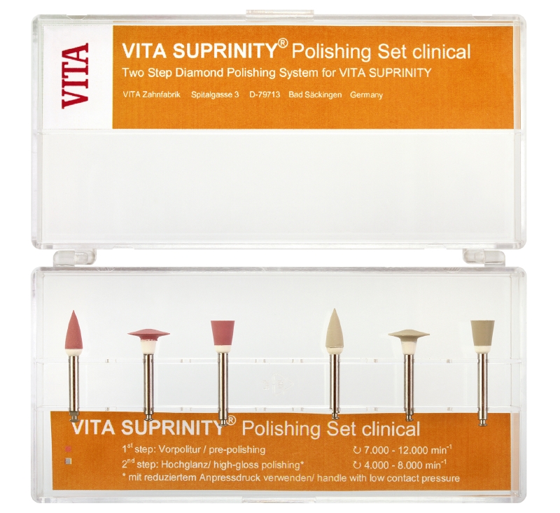 Набор VITA SUPRINITY Polishing Set clinical (6 шт) Vita ELSPSETC