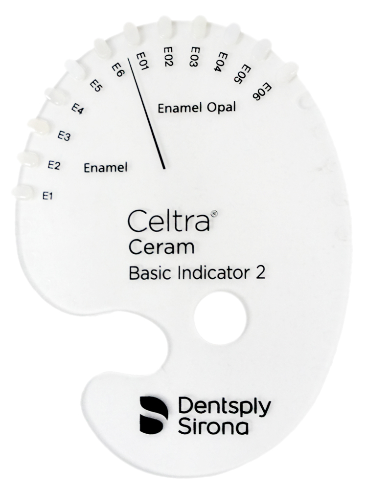 Шкала цветовая Celtra Ceram Basic Indicator 2 Dentsply Sirona 601003
