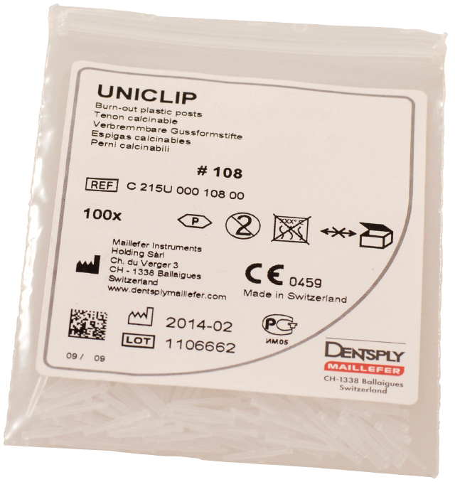 Шифты беззольные Uniclip (100 шт) Dentsply Sirona