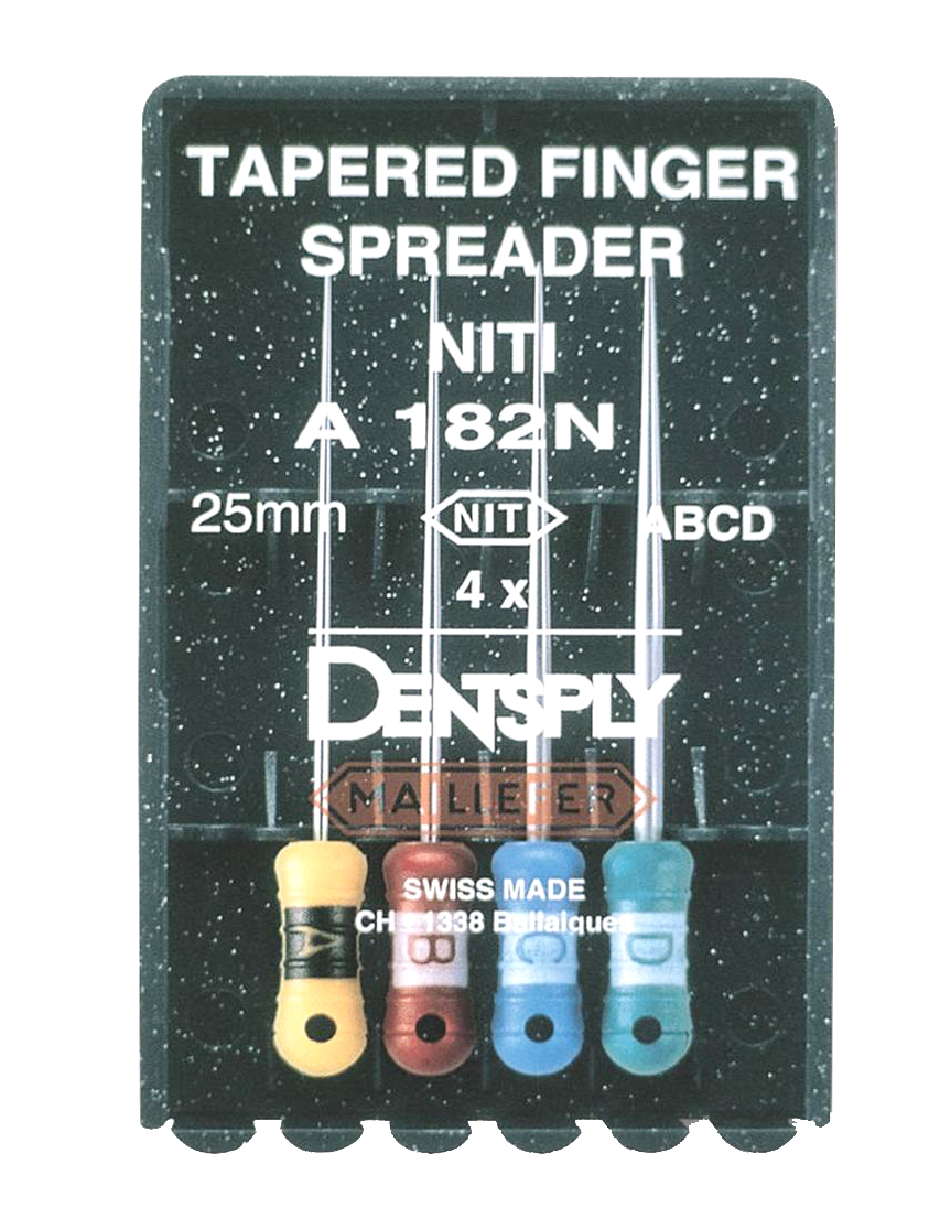 Инструмент никель-титановый Fingers spreaders NiTi ABCD (4 шт) Dentsply Sirona