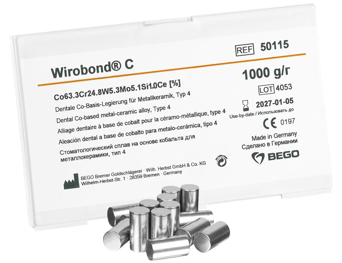 Сплав Wirobond C кобальто-хромовый (1 кг) Bego 50115