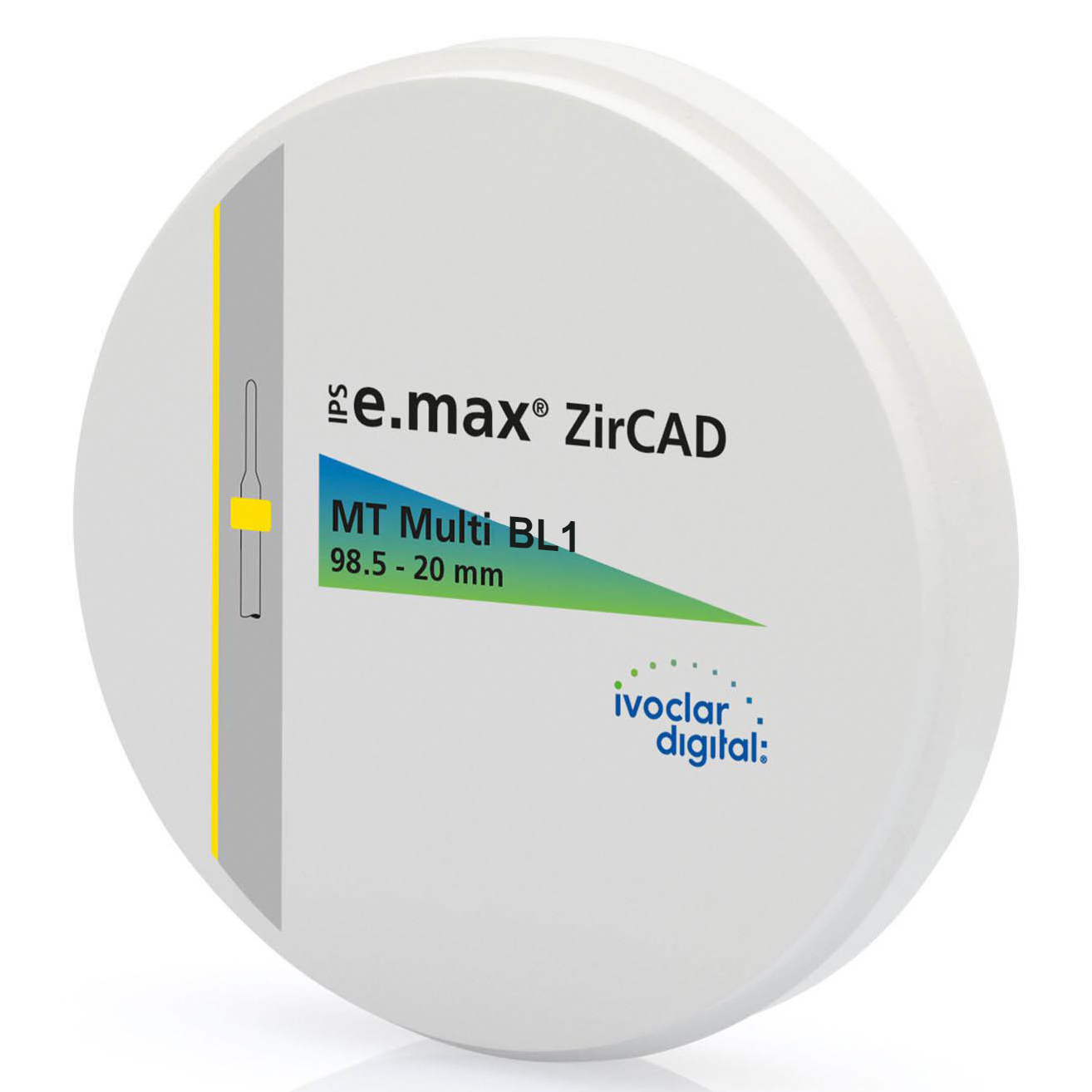 Диск IPS e.max ZirCAD MT Multi 98,5-20 (1 шт) Ivoclar