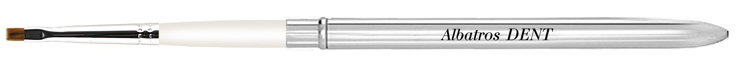 Кисть синтетика (имитация колонок) складная, плоская Albatros Dent 5329-406с