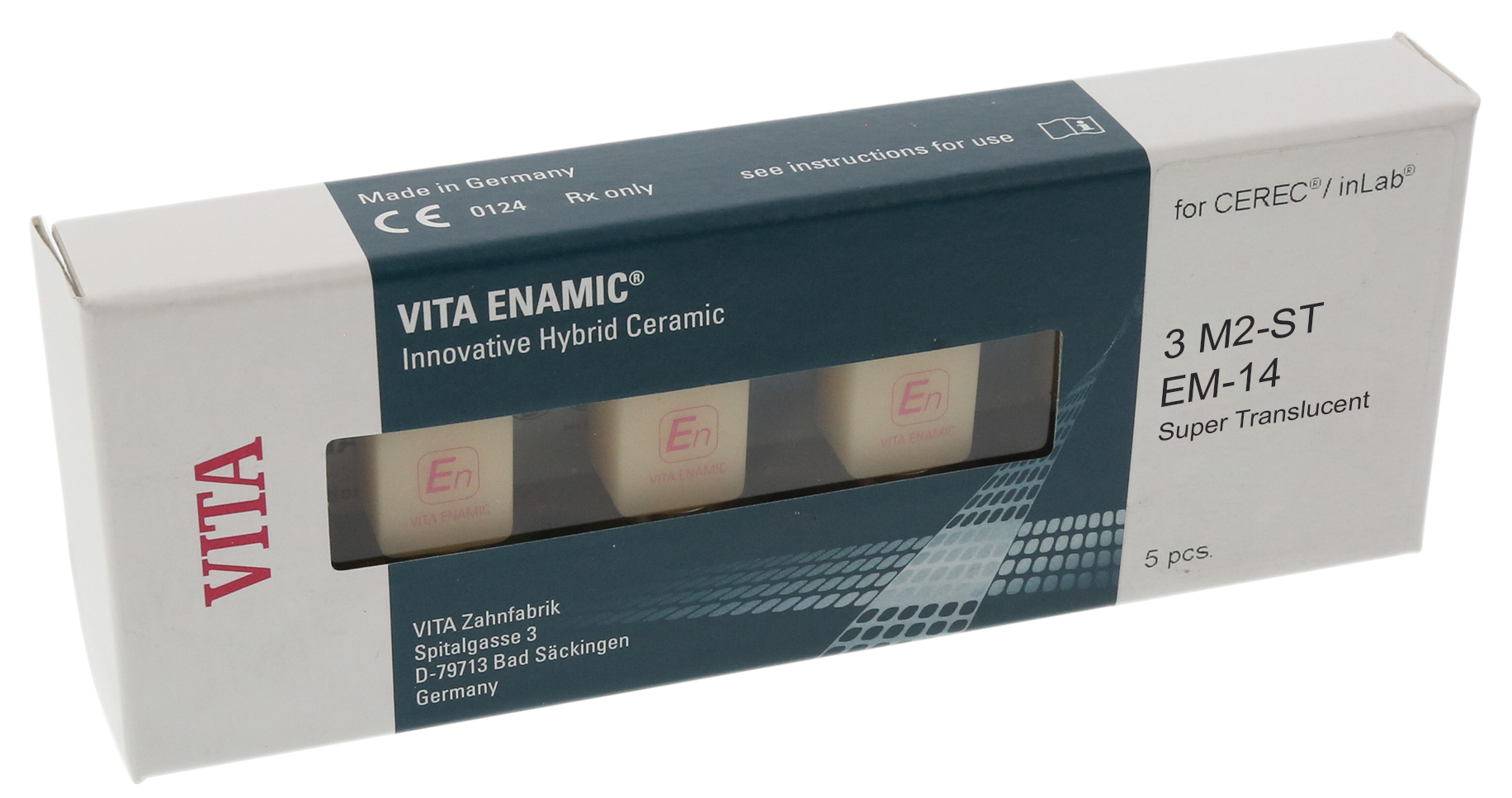 Блоки VITA ENAMIC super translucent CEREC/inLab (5 шт) Vita