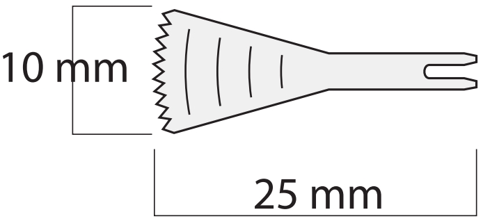 Пилки S-10 саггитальные 10 мм для S-8 S, комплект (5 шт) W&H 04800200