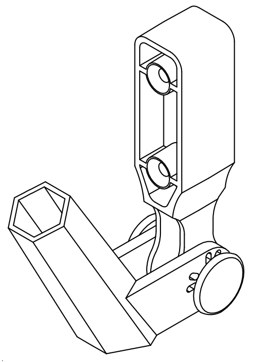 Настенный кронштейн для пульта управления W&H 05138000