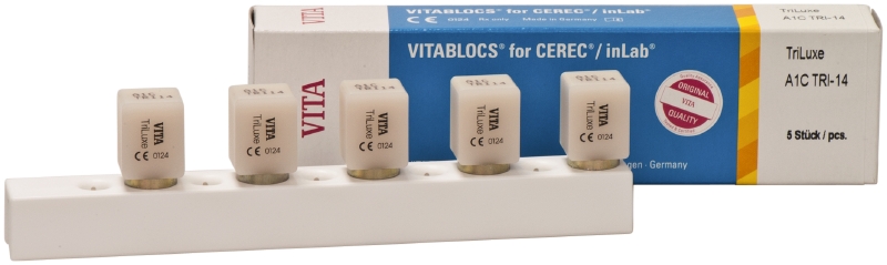Блоки VITABLOCS TriLuxe для CEREC/inLab (5 шт) Vita