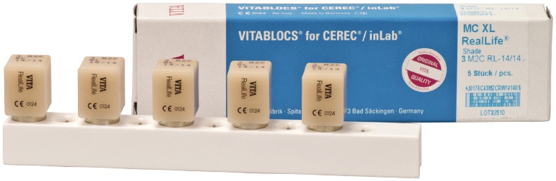 Блоки VITABLOCS RealLife для CEREC/inLab (5 шт) Vita