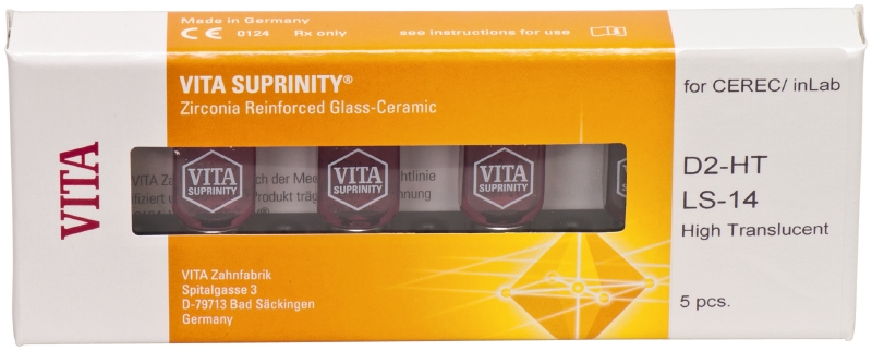 Блоки VITA SUPRINITY high translucent CEREC/inLab (5 шт) Vita