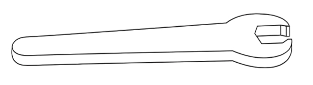 Ключ гаечный S-8 R W&H 04740200