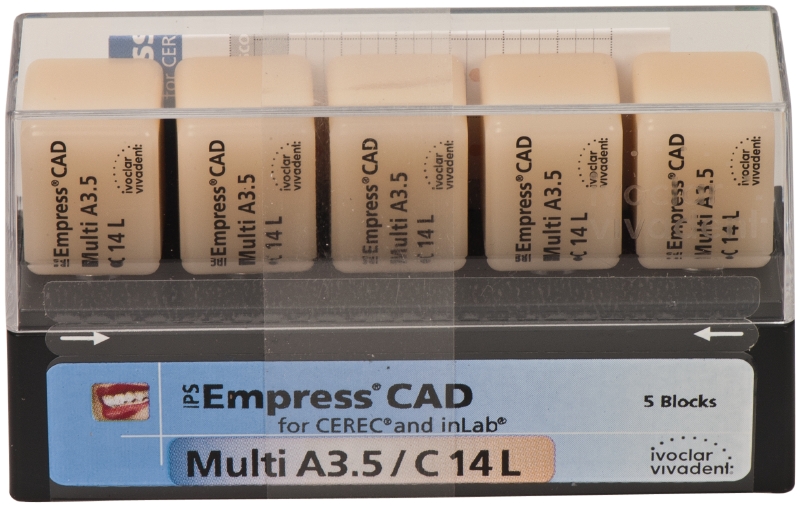 Блоки IPS Empress CAD for CEREC and inLab Multi (5 шт) Ivoclar