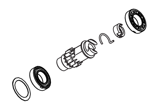 Привод головки для WG-56 LT, WG-56 A, WG-66 LT, WG-66 A (Synea Fusion) W&H 06994300