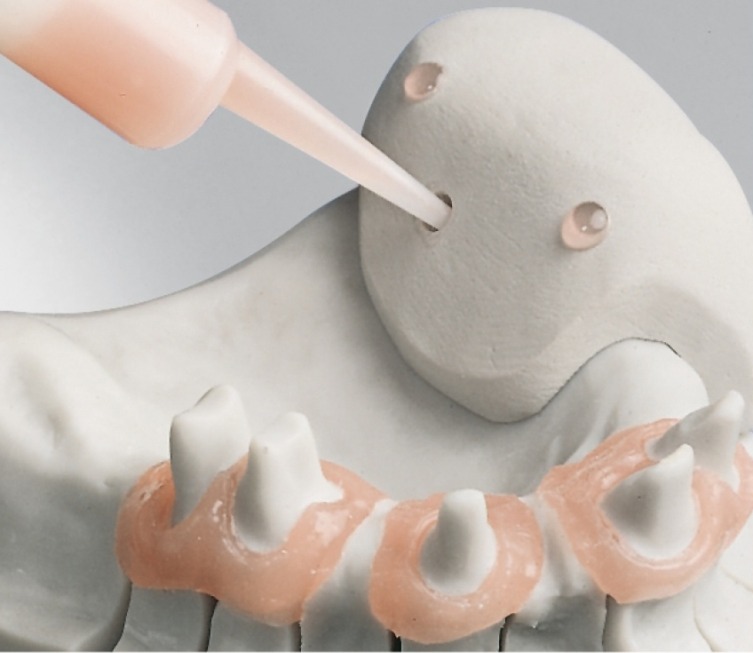 А-силикон, маска десневая, мягкая Esthetic-Mask (2х50 мл, 15 мл, смесители) Detax 02340