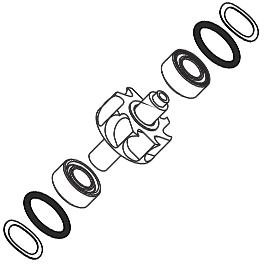 Роторная группа для TE-98 C Alegra HS 2009 W&H 05959000