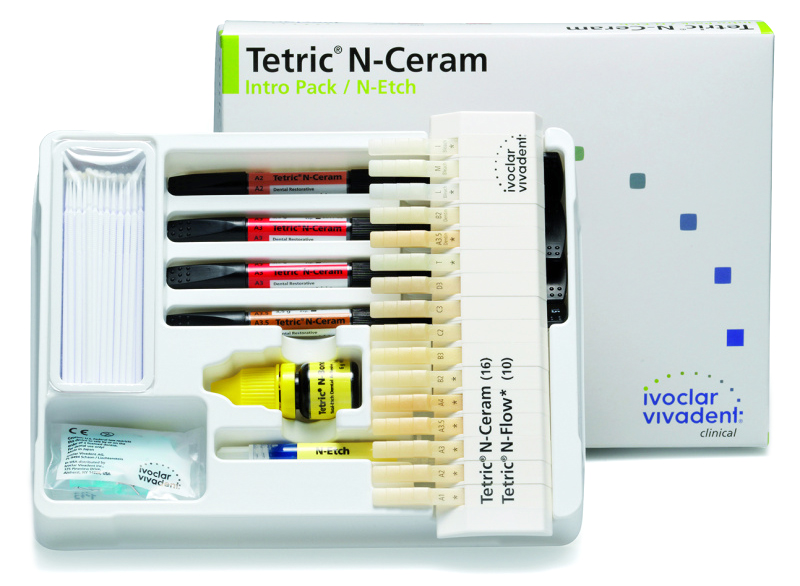 Набор Tetric N-Ceram Intro Pack (4х3,5 г, 6 г) Ivoclar Vivadent 631072