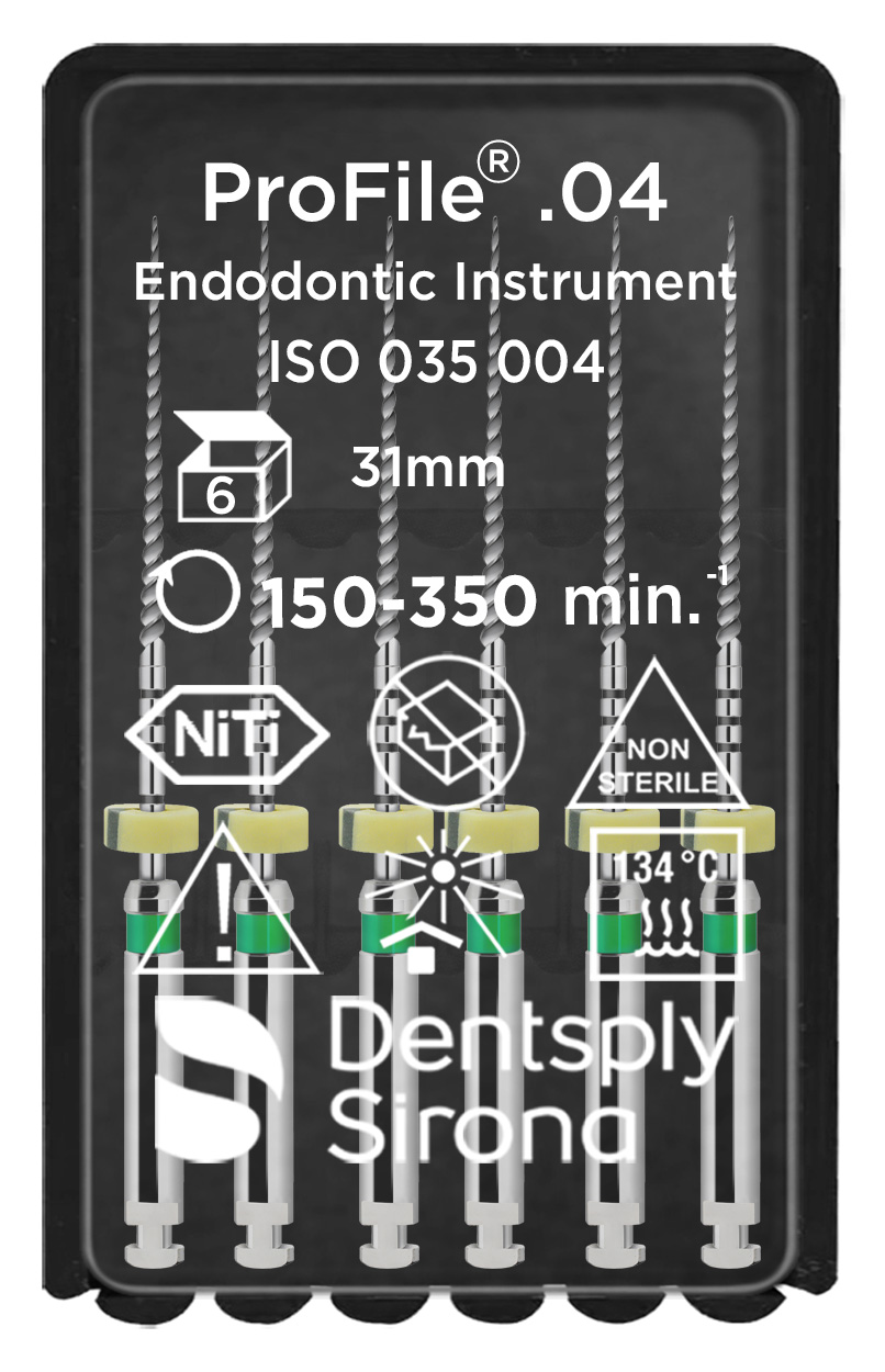 Каналорасширитель Profile.04 машинный (6 шт) Dentsply Sirona