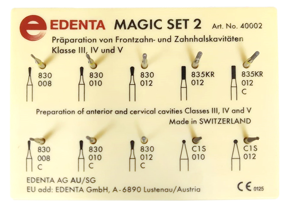 Набор боров Magic Set 2 (10 шт) Edenta 40002SO