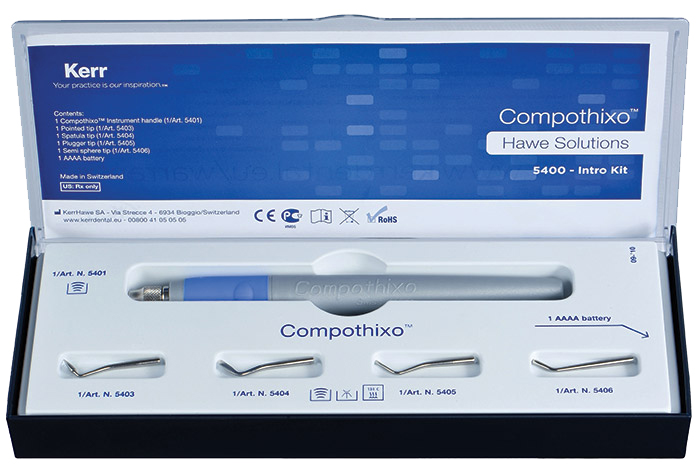 Набор Compothixo™ Intro Kit (инструмент+4 насадки) Kerr 5400